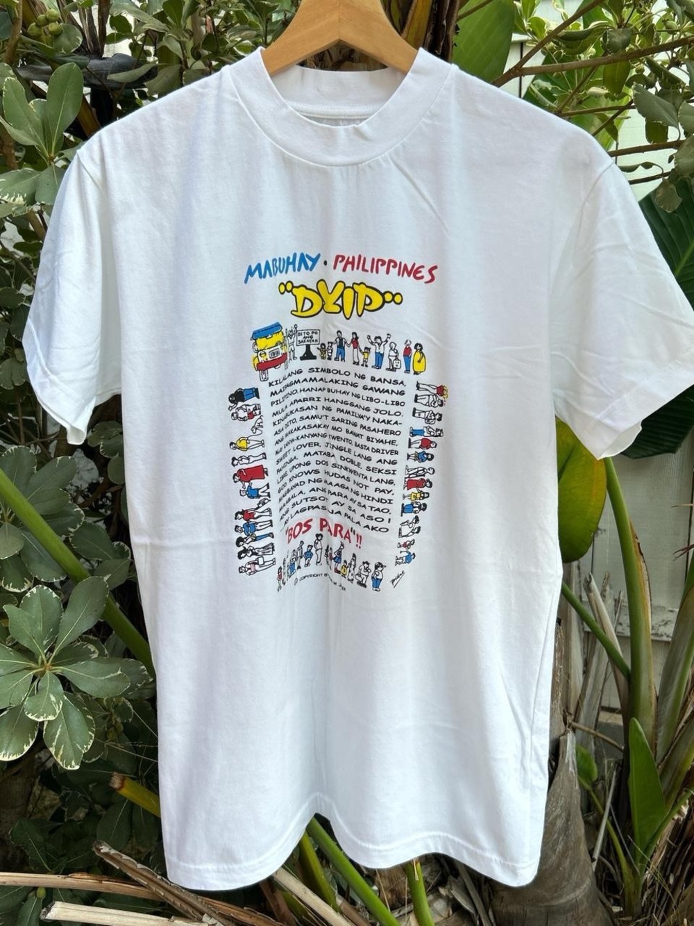 Vintage 90s Philippines Jeepney Graphic T Shirt White Fits Large